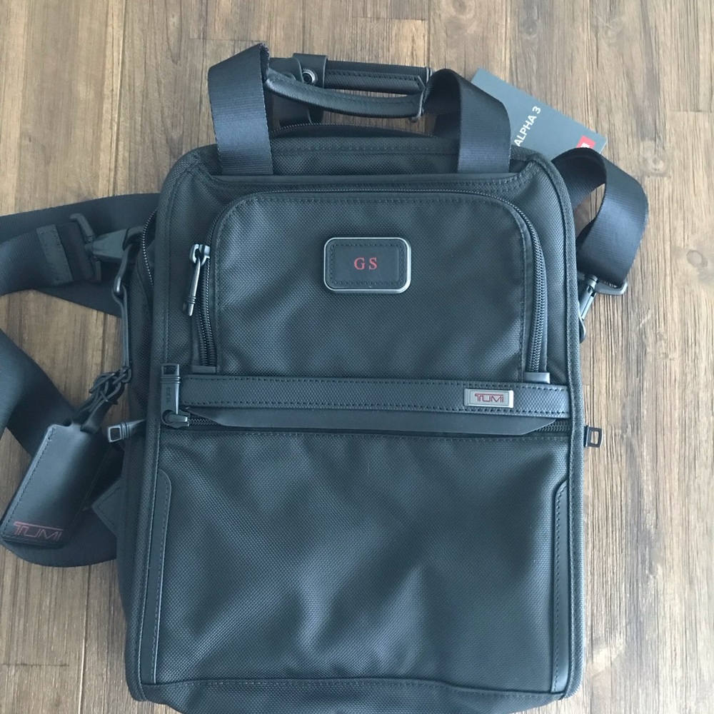 TUMI Alpha 3 Medium Travel Black Bag / Tote (New)